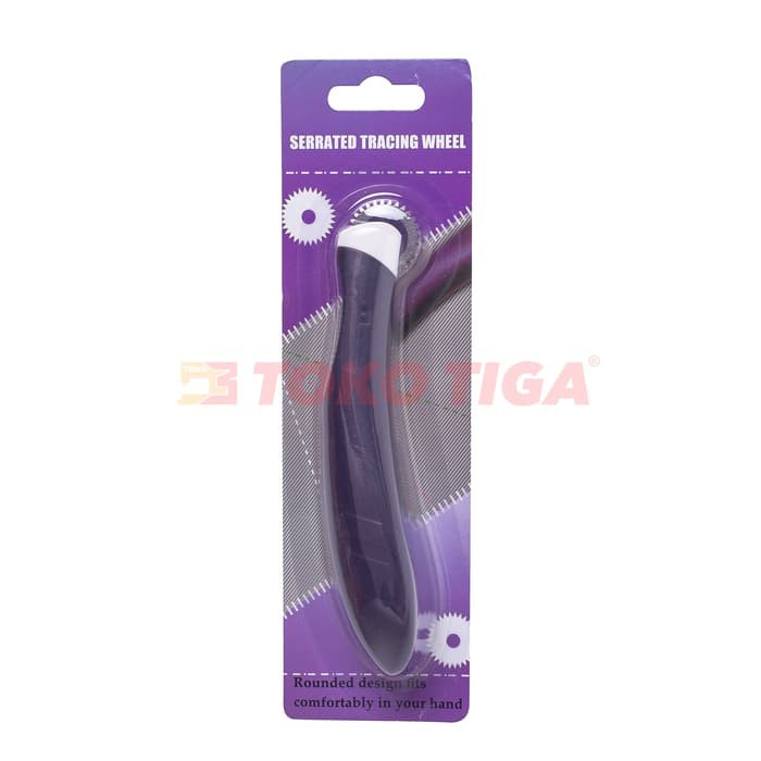 Rader Ergonomis - Serrated Tracing Wheel - Rader Ungu - (TW-01)-3