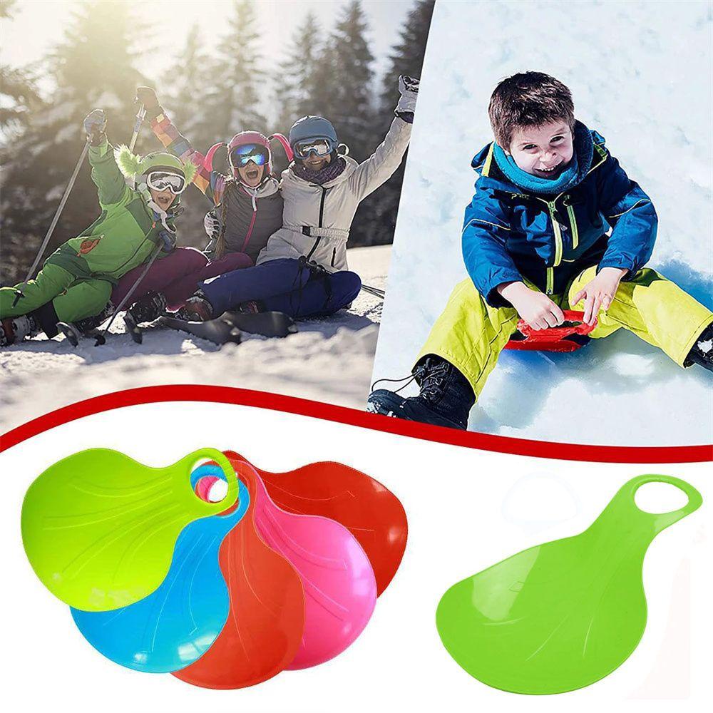 Papan Seluncur Rumput Agustina Portable Papan Ski Plastik Olahraga Luar Ruangan Perlengkapan Ski Sandboard Outdoor Snowboard