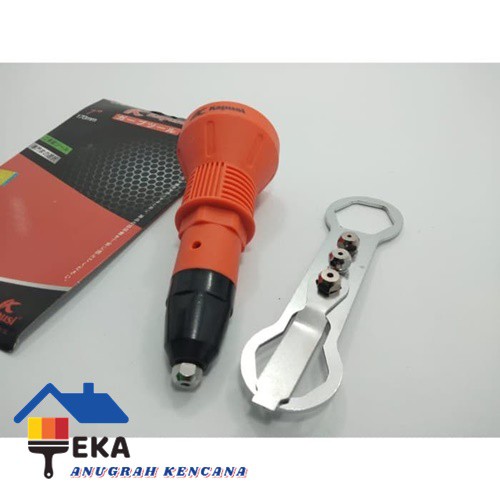 EKA KAPUSI ADAPTOR TANG RIVET RIPET MESIN BOR / RIPET GUN - ELEKTRIK DRILL ADAPTER
