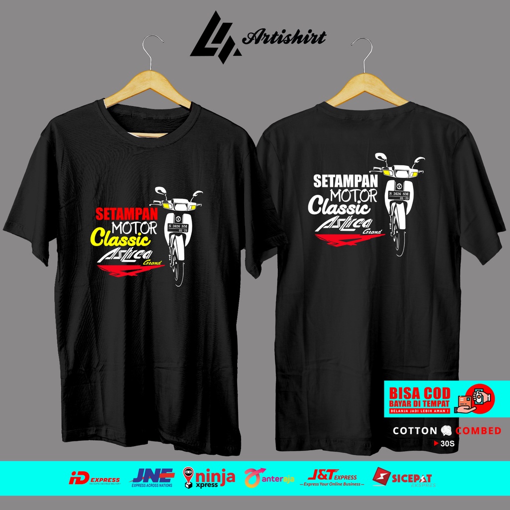 Kaos Astrea Tampan depan Belakang Kaos Honda Grand Astrea Kaos Baju Distro Artishirt