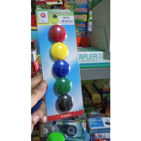 

Pin Magnet 30 mm untuk mading papan tulis