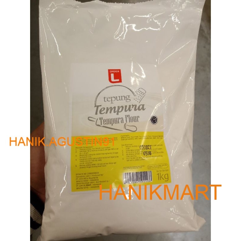 

TEPUNG TEMPURA/TEMPURA FLAVOUR CHOICE L BUMBU DAPUR 1KG HM91