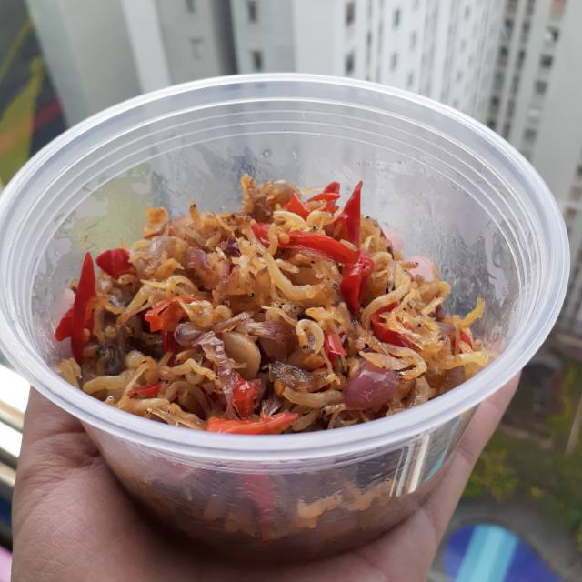 

Sambal teri medan, tersedia pilihan pedas dikit, pedas sedang dan pedas banget,