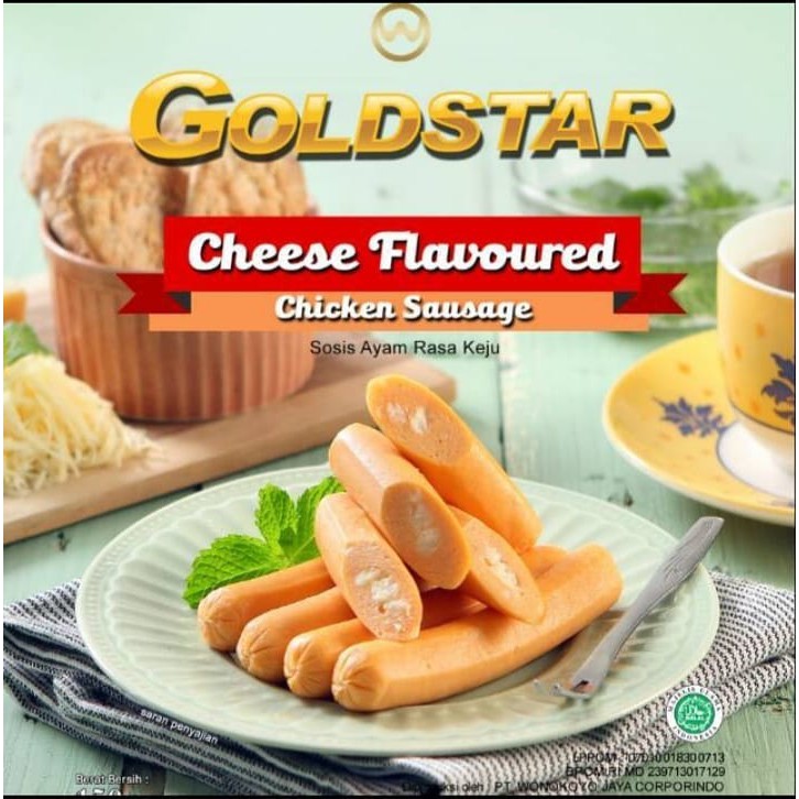 

Sosis Ayam Keju Goldstar Murah Surabaya 150gr