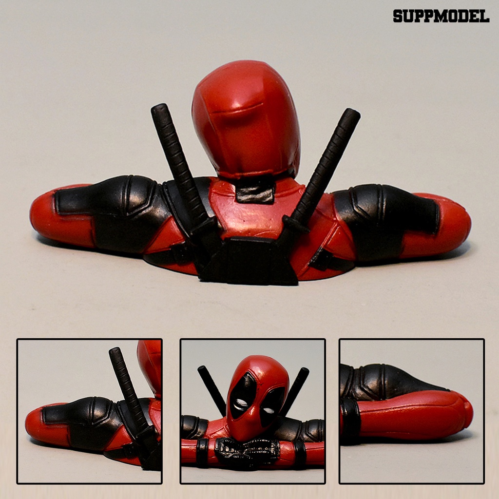 Action Figure Model Kartun Deadpool X-men Untuk Dekorasi