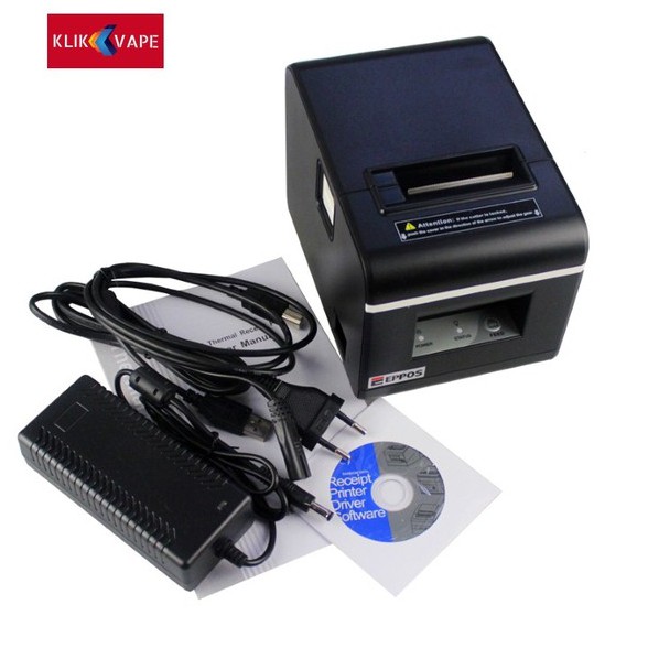 Printer Thermal EPPOS 58MM Untuk Cetak No Antrian C90E-V2 - USB Autocutter KlikVape Bandung Bisa Gosend/Grab