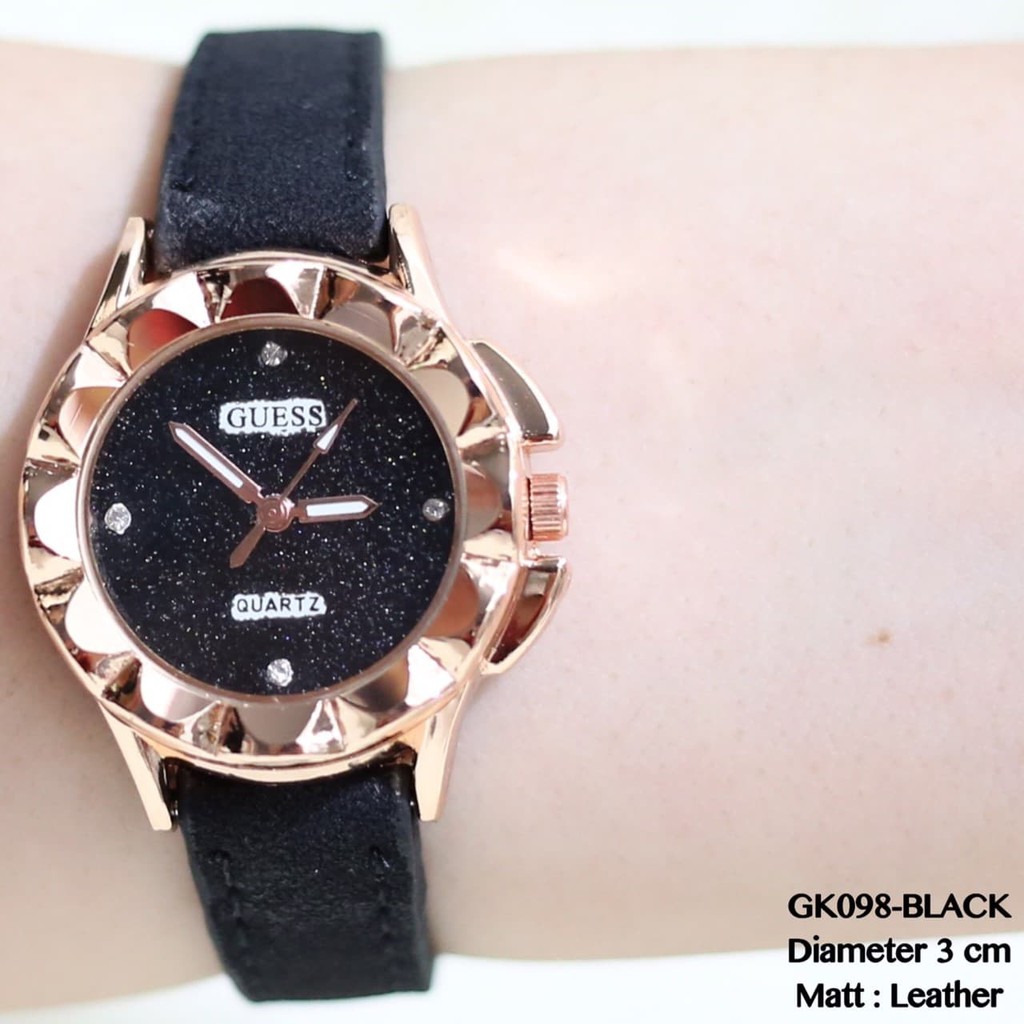 DISKON FLASH SALE JAM TANGAN MURAH WANITA PRIA LEATHER GUESS GC LV MK