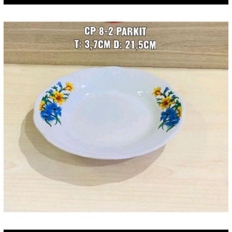 Jual Piring Makan Keramik In Parkit Isi Pcs Shopee Indonesia