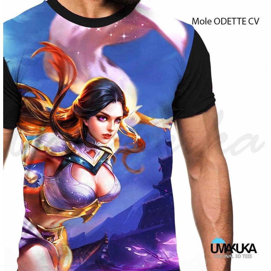 Kaos Mobile legends Odette Terlaris 3d Fullprint