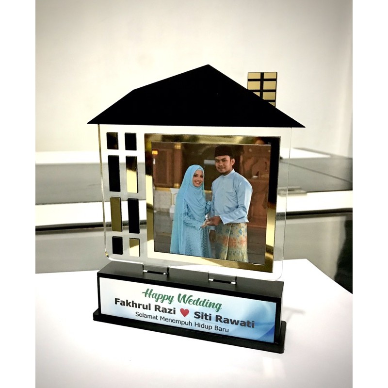 

Plakat Akrilik House Wedding + Box/Kado Untuk Kenangan/Souvenir