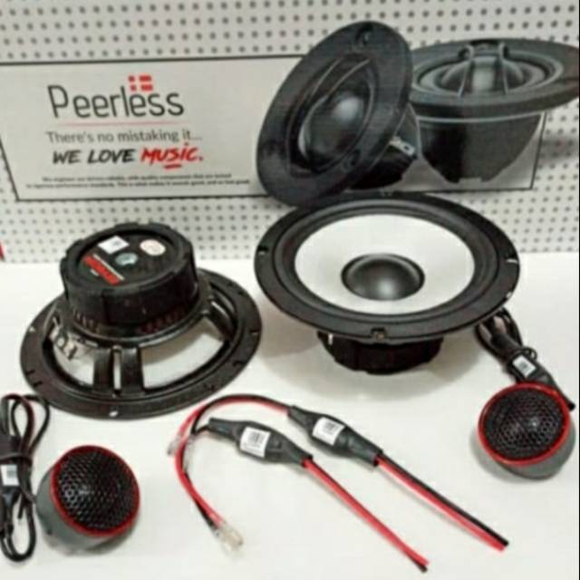 Speaker Split Peerlees Easy Pro 2-Component Set 6.5Inch High Quality
