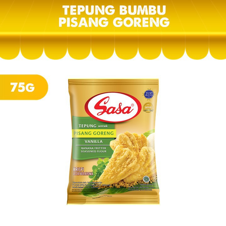 

SASA Tepung Bumbu Pisang Goreng Vanila 75 gr
