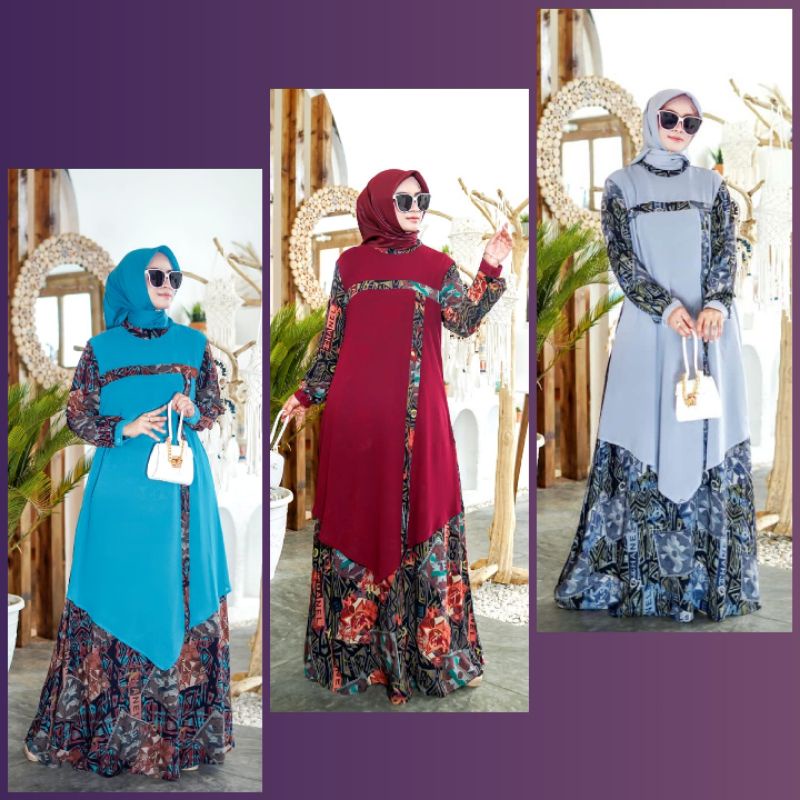 Dress ✓✓ Khadijah Dress By Doa Ibu_9