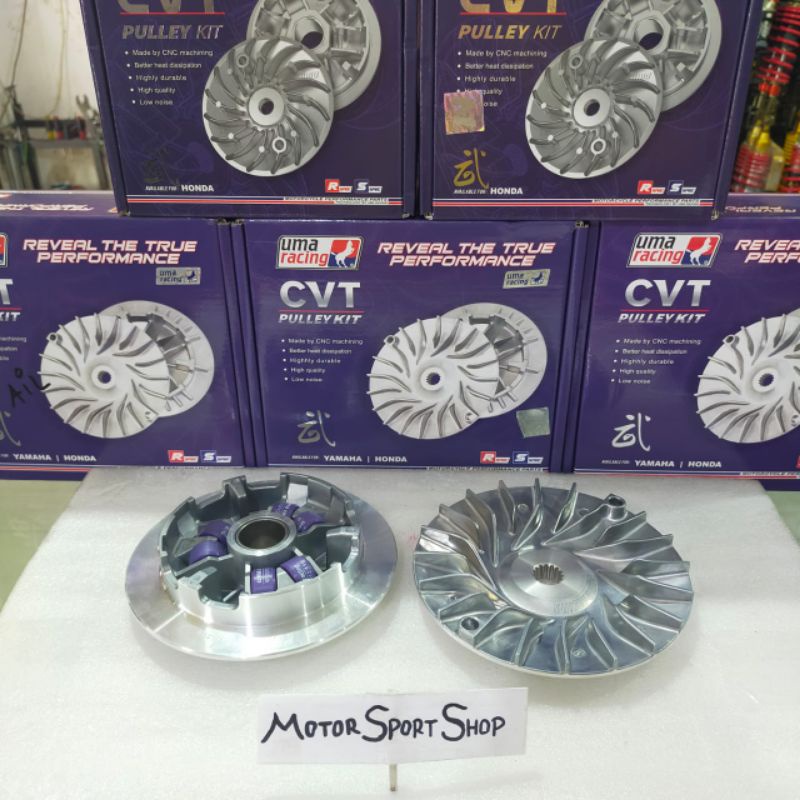 CVT Pulley KIT Uma Racing (Pulley+Roller) (Vario125, Vario 150, Pcx)