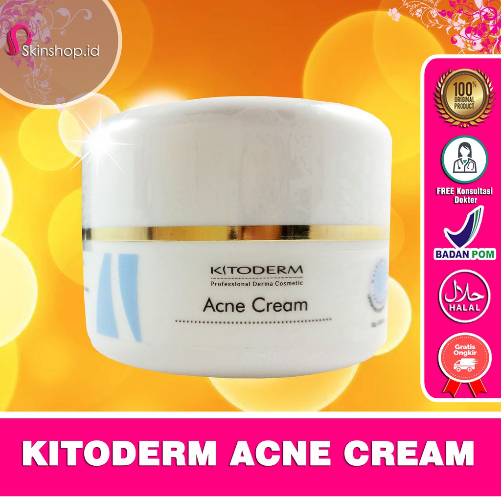 PAKET Kitoderm Acne Skincare Original / Paket Anti Jerawat isi 5 BPOM Aman