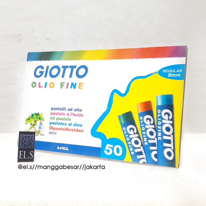 

(TERLARIS) Giotto Olio Fine Oil Pastel 50 Warna