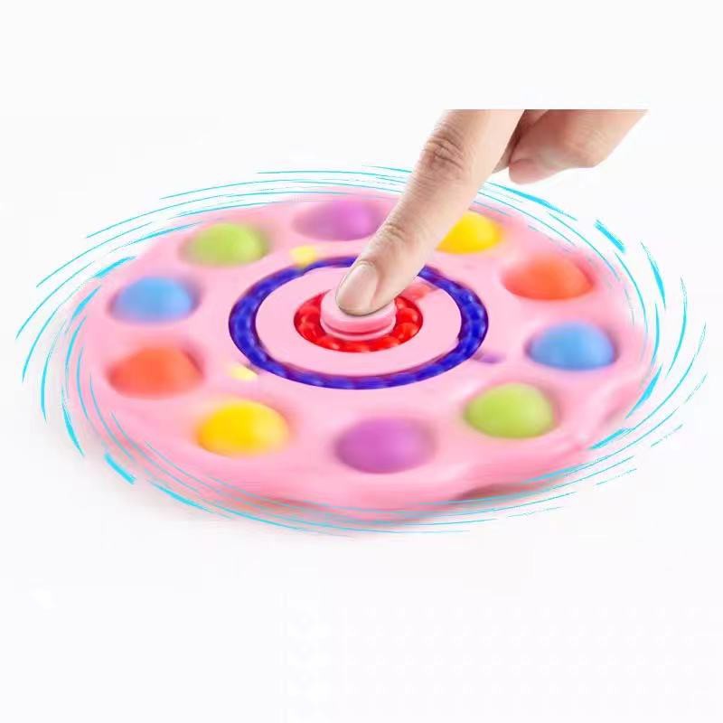 Mainan Pop it Fidget Spinner pop it push viral Fingertip Spinner-5