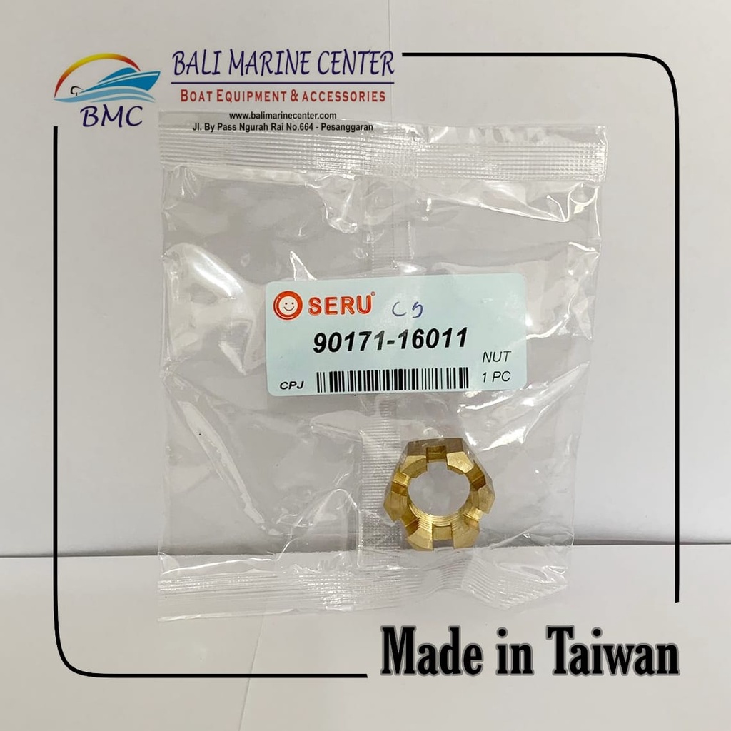 90171-16011-OSR NUT PROPELLER 40 HP YAMAHA