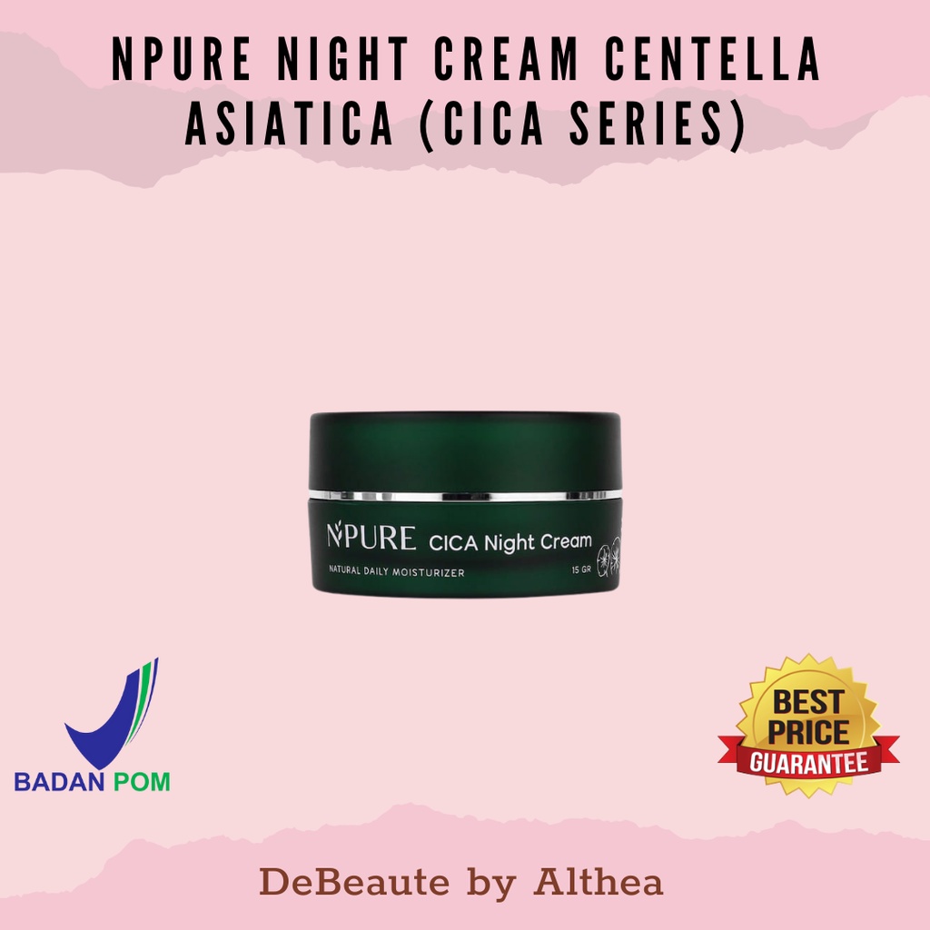 NPURE Night Cream Centella Asiatica (Cica Series)