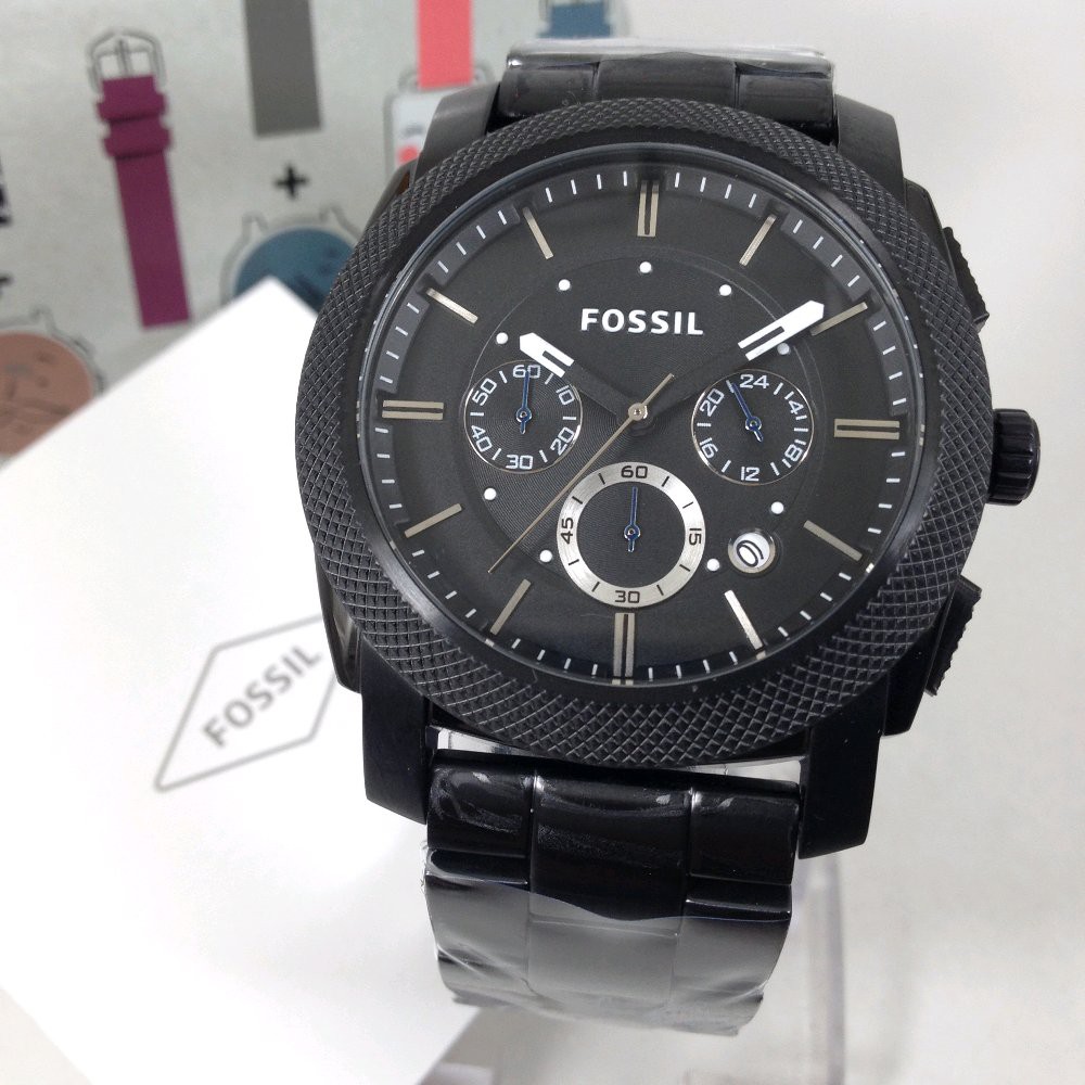 Jam Tangan Pria F055il FS 4552 43mm black KRRK Original