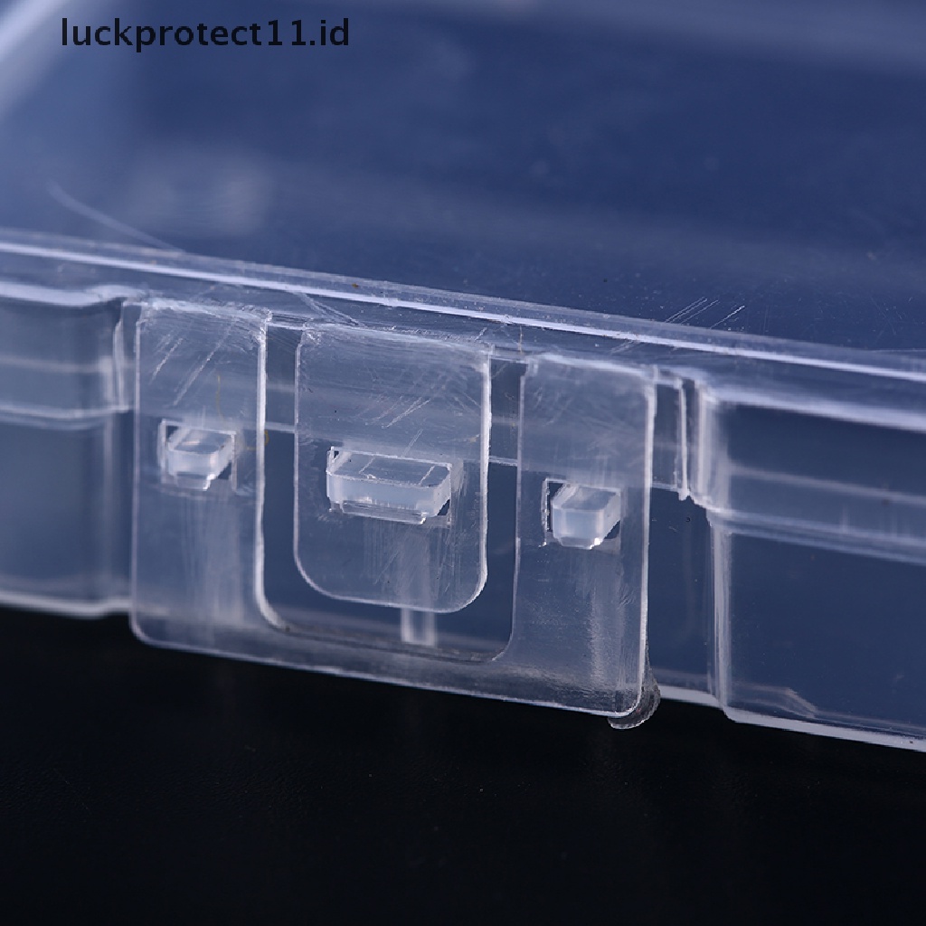 &lt; Luckprotect11. &lt; LuckproteksiId &gt; Kotak Penyimpanan Umpan Pancing Multifungsi Bahan Plastik Transparan