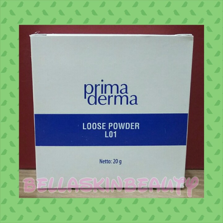 PRIMADERMA LOOSE POWDER L01 | BEDAK TABUR IVORY BPOM