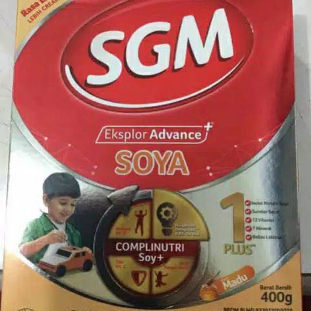 Sgm soya 1+ madu  400 gram