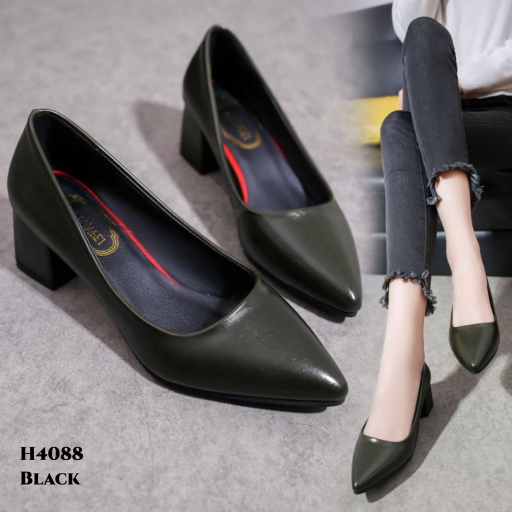 WYN SEPATU HIGH HEELS WANITA SHALLOW ELEGANT H4088