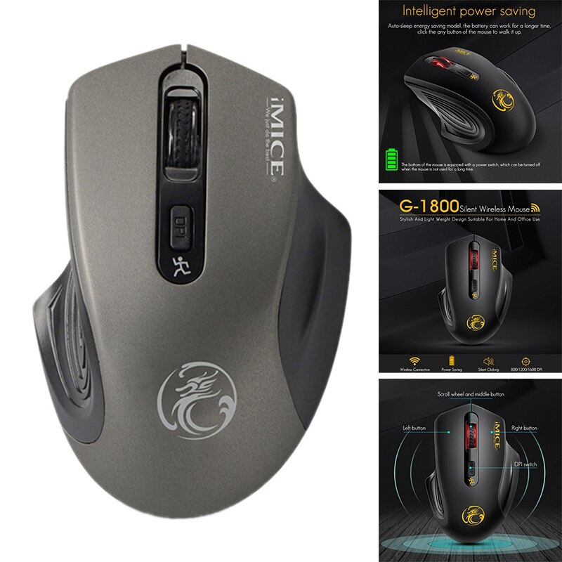 Mouse Gaming Game Wireless Tanpa Suara Silent Bluetooth Mose Mos - Mouse Gaming Wireles Tanpa Kabel 