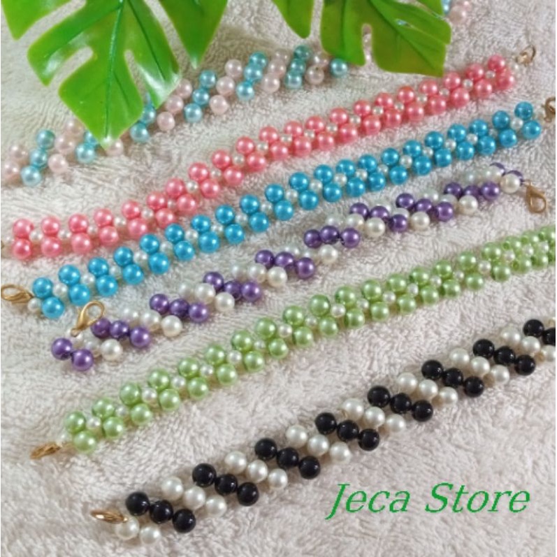 Konektor/ Pengait masker bahan manik