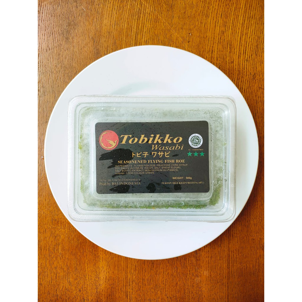 

Tobbiko Hijau Wasabbi 500 Gram | Telur Ikan
