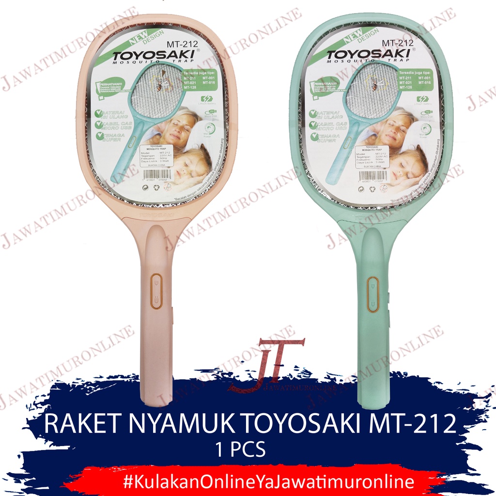 Raket Nyamuk Toyosaki 212 Ada Senter