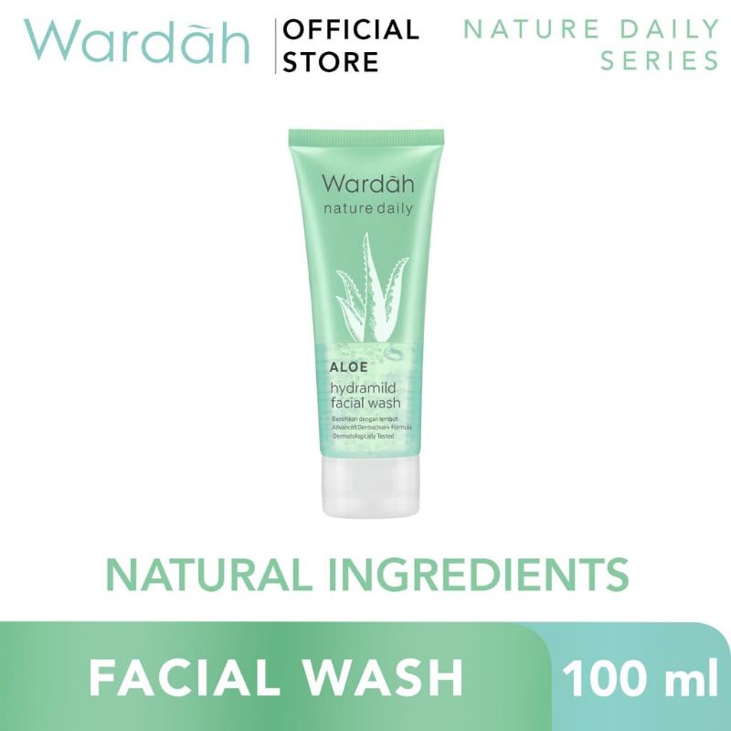 Wardah Nature Daily Aloe Hydramild Facial Wash