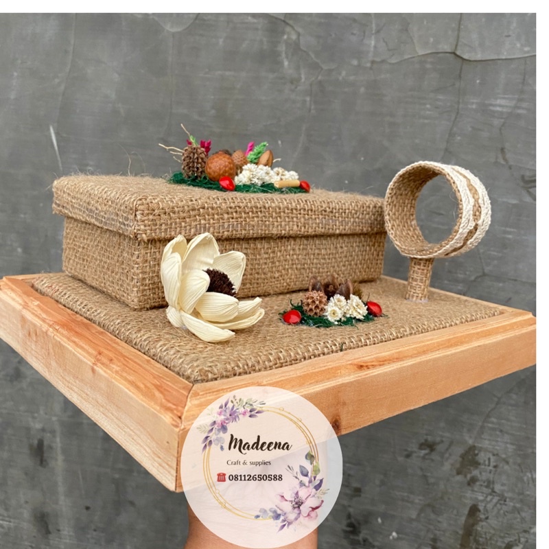 TEMPAT MAHAR CINCIN/gelang / SESERAHAN MURAH / BOX MAHAR / SESERAHAN RUSTIC / P. MINI TU