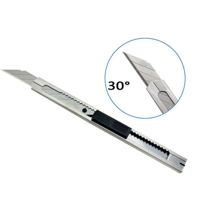 

Cutter Stainless Steel 30° Dengan Pisau Tajam Memudahkan Memotong , Kater Pemotong detail stensil