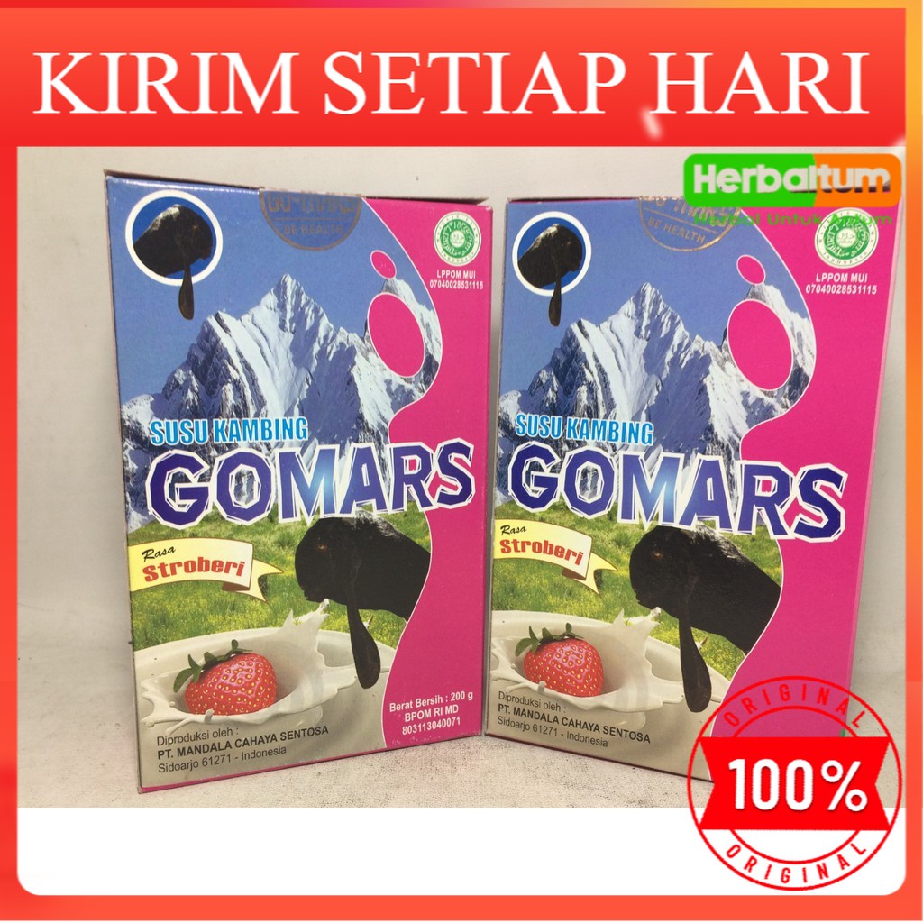 

[ASLI] Susu Kambing Etawa Gomars Rasa Strawberry