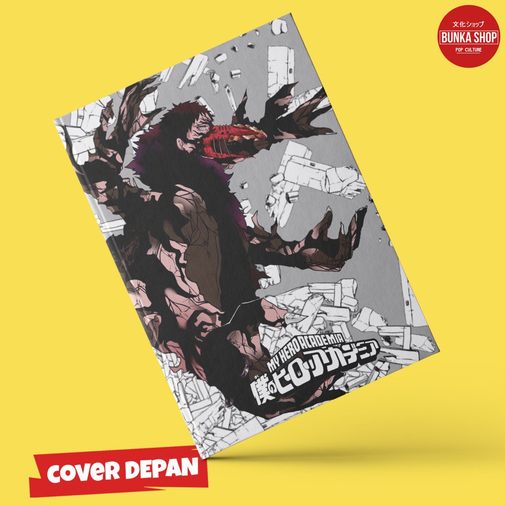 

Notebook Hardcover Anime Boku no Hero Academia Kai Chisaki Ukuran A5 Buku Tulis Catatan Note Agenda Planner Jurnal Notebook Gift Couple