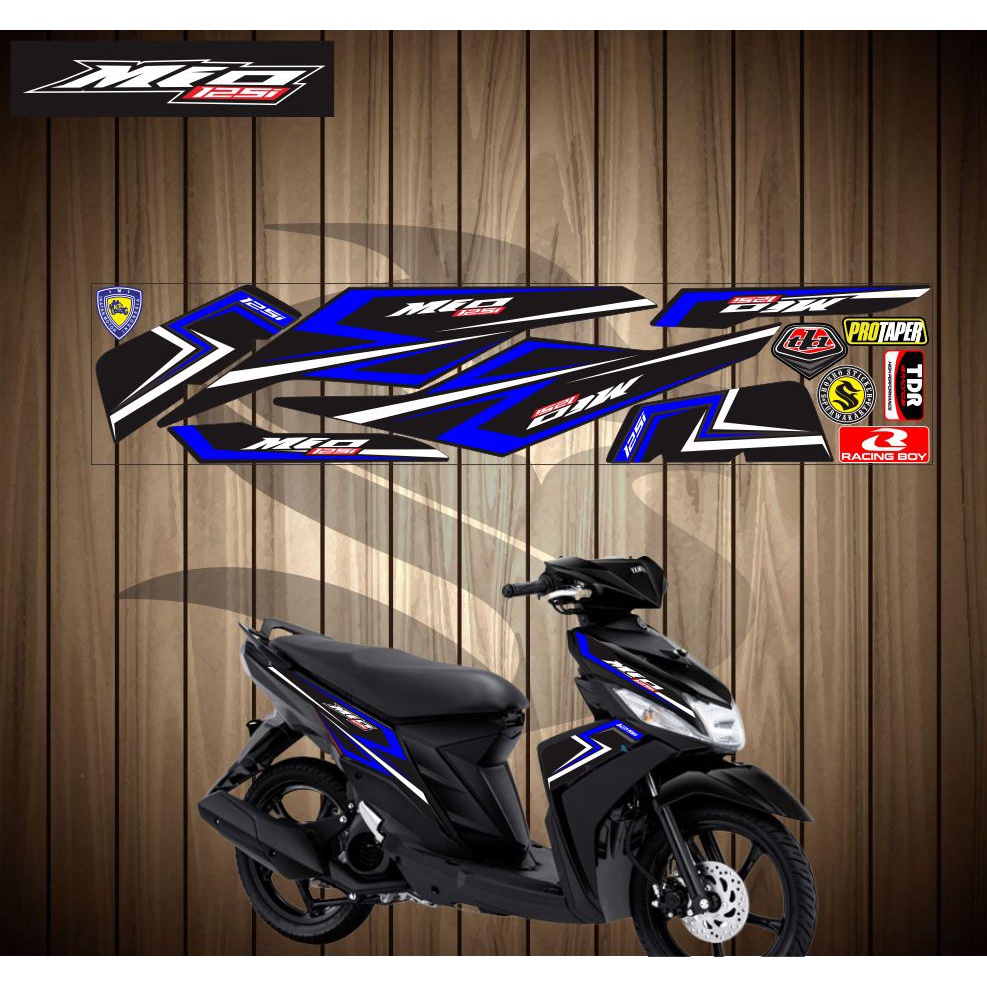STRIPING MIO M3 MIO Z MIO 125 | STIKER VARIASI LIS MOTOR MIO M3 MIO Z MIO 125 MOTIF VARIASI POLET HI