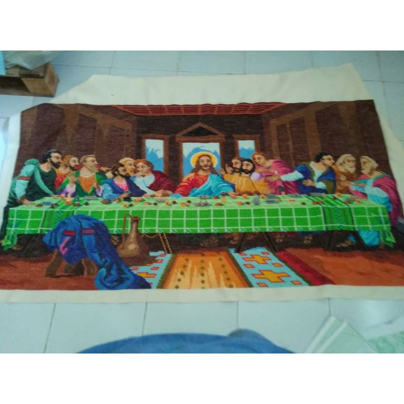 Obral Murah Kristik Last Supper Perjamuan Terakhir Orchid 419 (Kristik jadi)