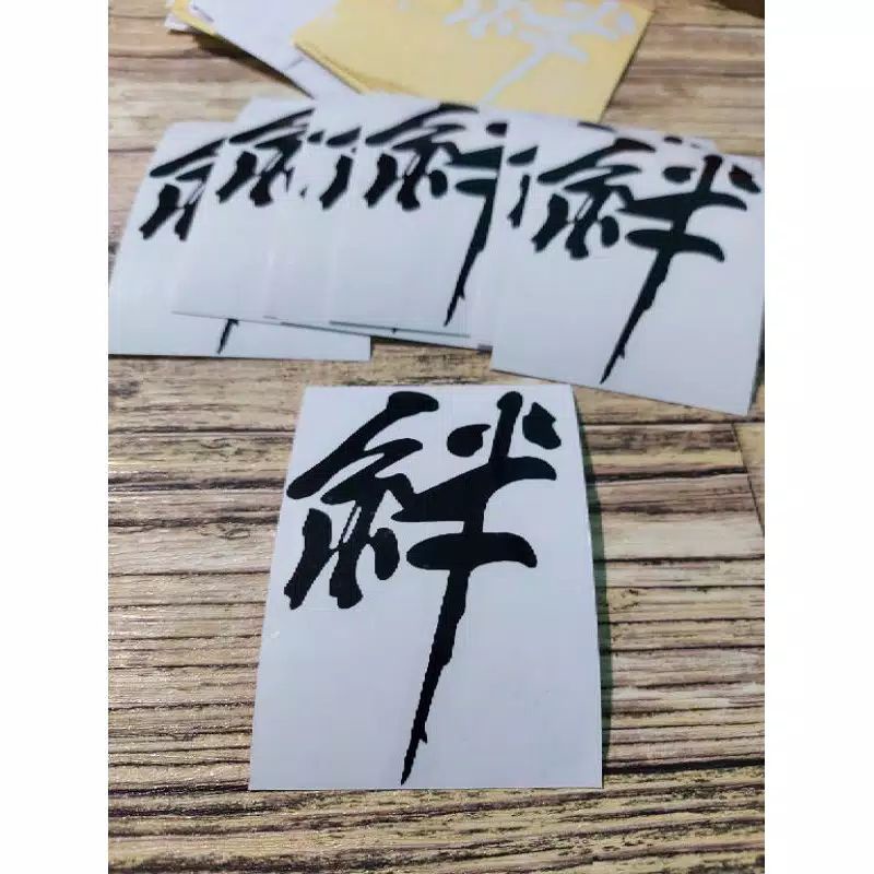 STICKER CUTTING KANJI JEPANG STICKER MOTOR MOBIL LAPTOP