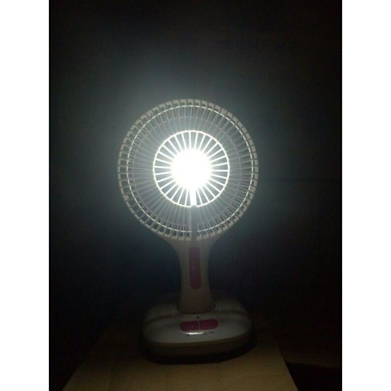 LUBY , L 688  , Kipas Multifungsi Rechargeable , Lampu Darurat