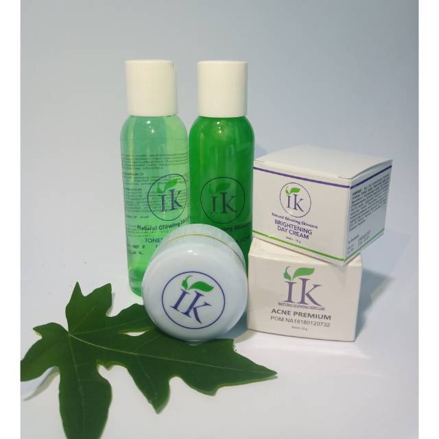 [ PAKET JERAWAT ] IK NATURAL GLOWING SKINCARE PERAWATAN WAJAH GLOWING DAN JERAWAT