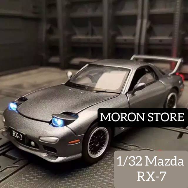 Miniatur Diecast Mobil Mazda Rx7 Dengan Lampu Dan Suara Skala 1 32 - rx7 upgrade roblox
