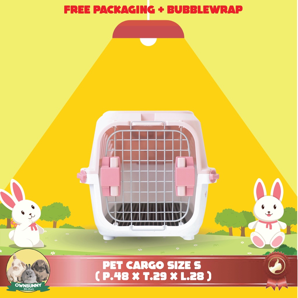 PET CARGO DAYANG UKURAN SIZE S TRAVEL CARRIER UNTUK HEWAN