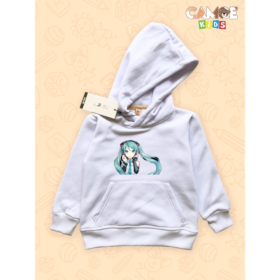 Hoodie Anak Hatsune miku vocaloid headphone