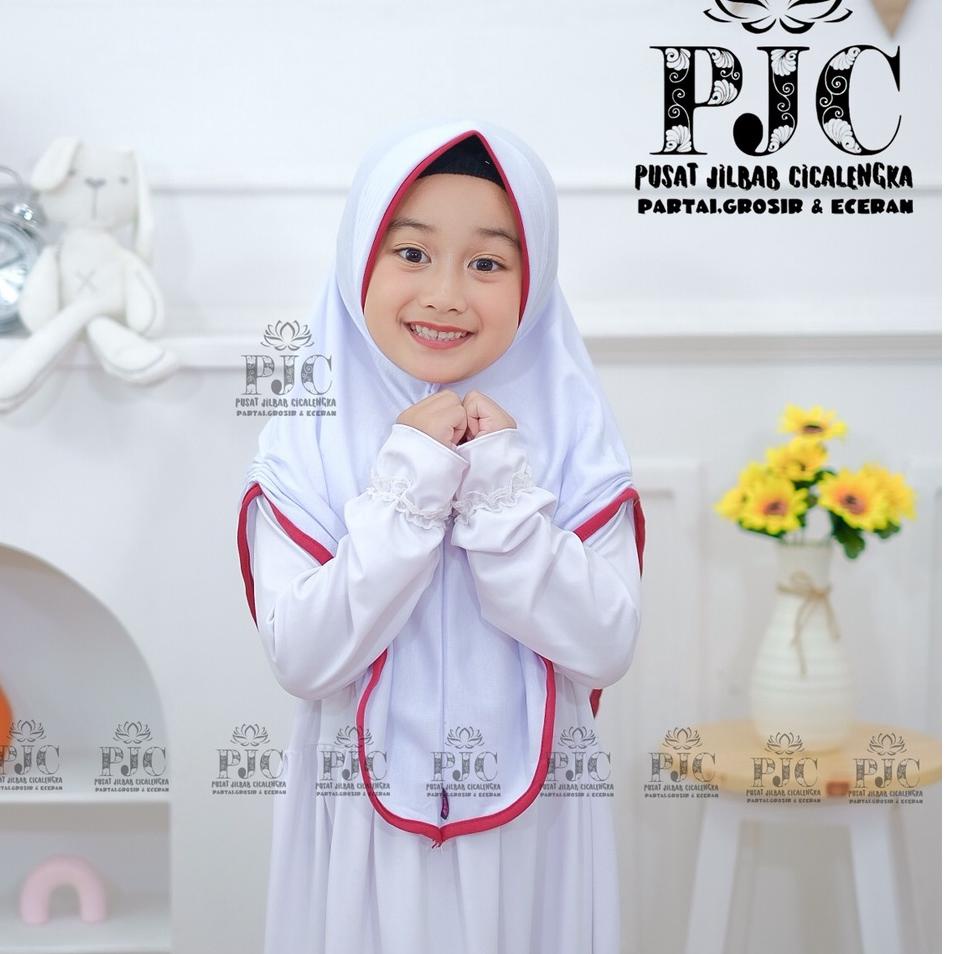 JILBAB ANAK / KERUT PINGUIN 6TAHUN - 10 TAHUN / JILBAB ANAK SEKOLAH SD / KERUDUNG ANAK SEKOLAH / HIJ