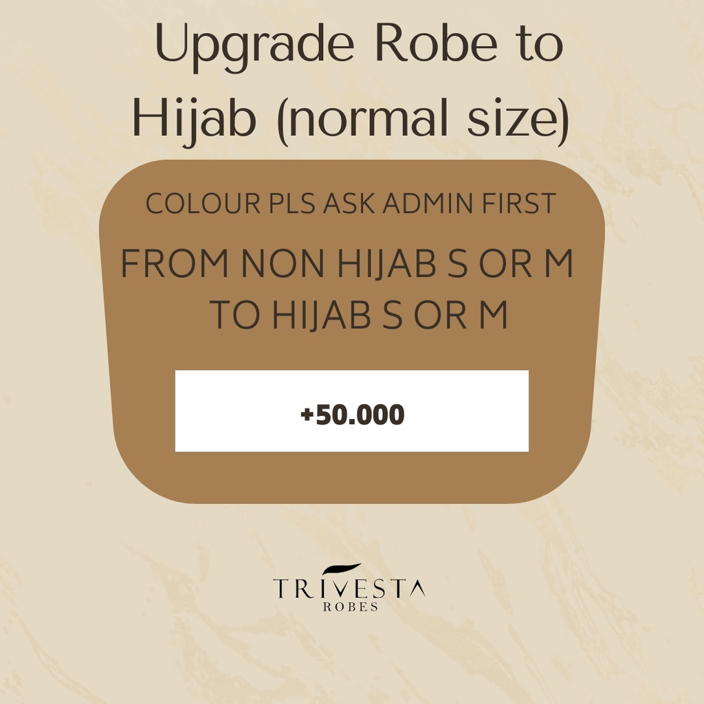 Upgrade Robe to Hijab Robe (BACA DESKRIPSI DULU)