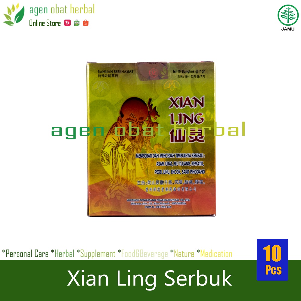 

JAMU SERBUK ASAM URAT REUMATIK XIANLING ORIGINAL