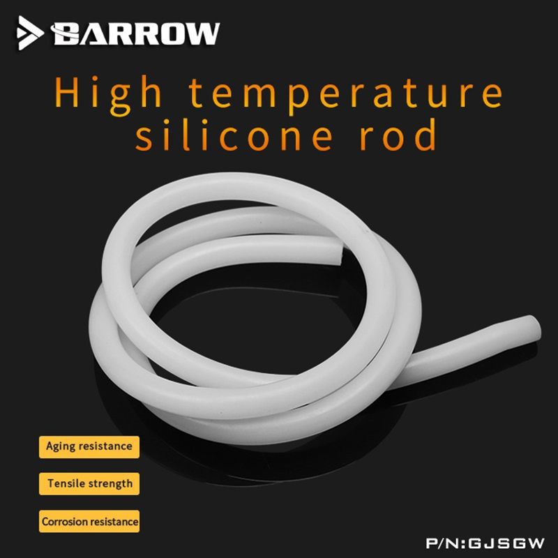 BARROW GJSGW-10 White Silicon Bending Cord For 10mm ID Hard Tube -1M