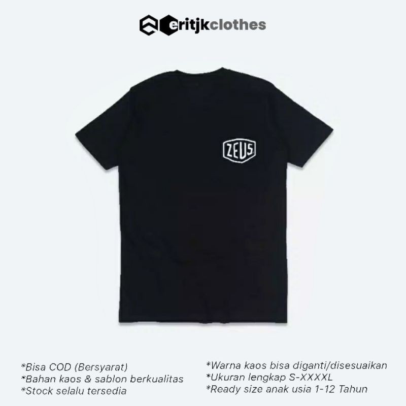 Kaos Deus Bandung Zeus Kaos Pria Wanita Lengan Panjang Kaos Polos Anak Murah Distro Cotton Combed Shopee Indonesia